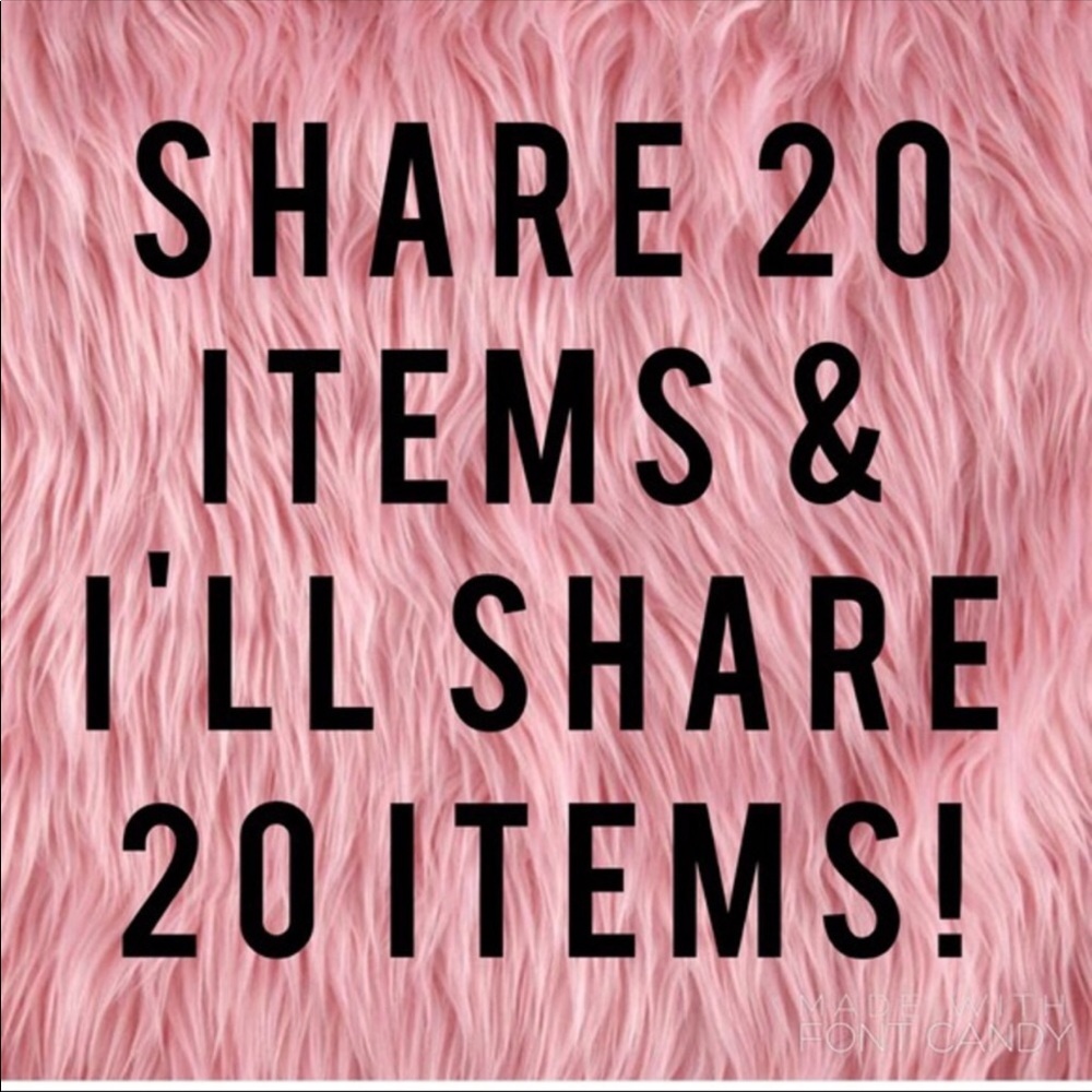 Share 10/20 or more from my closet